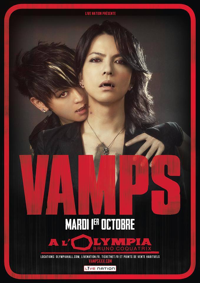 [concours] VAMPS : gagnez deux places pour l&rsquo;Olympia !