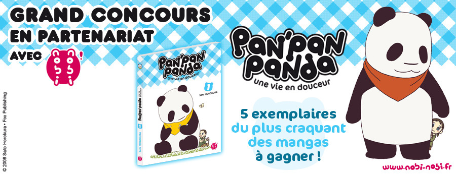Pan&rsquo;Pan Panda : un concours tout en douceur !