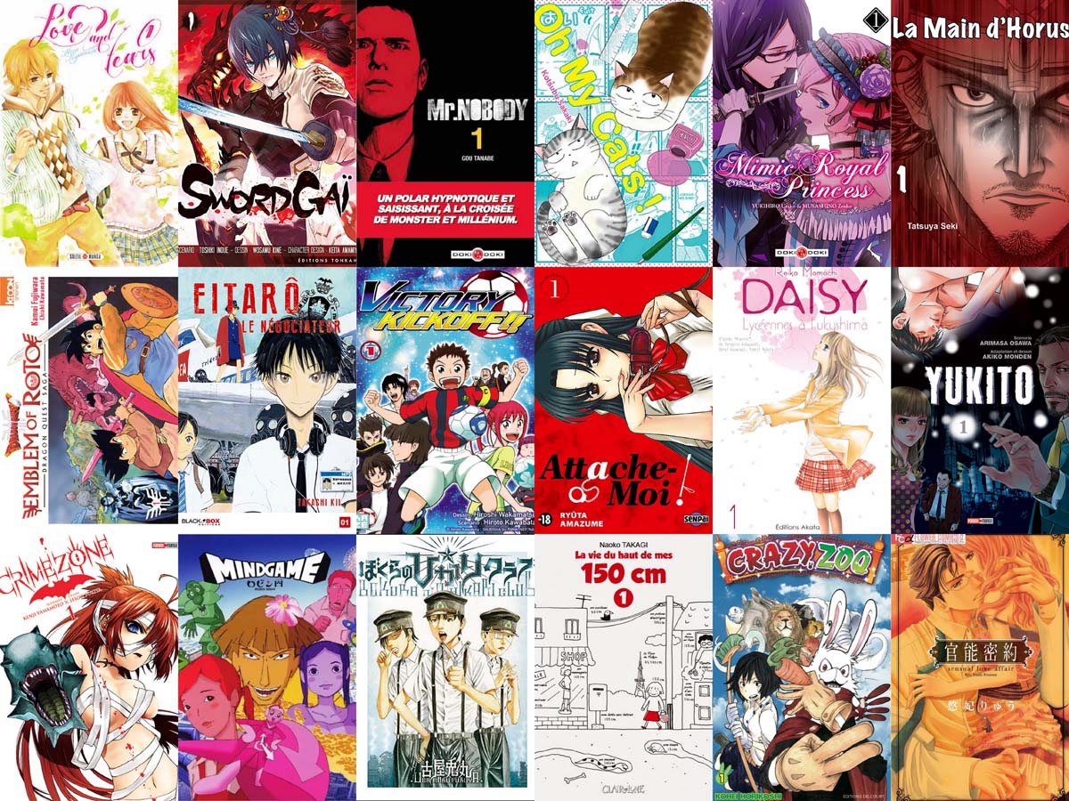 Licence manga : les nouveautés du mois