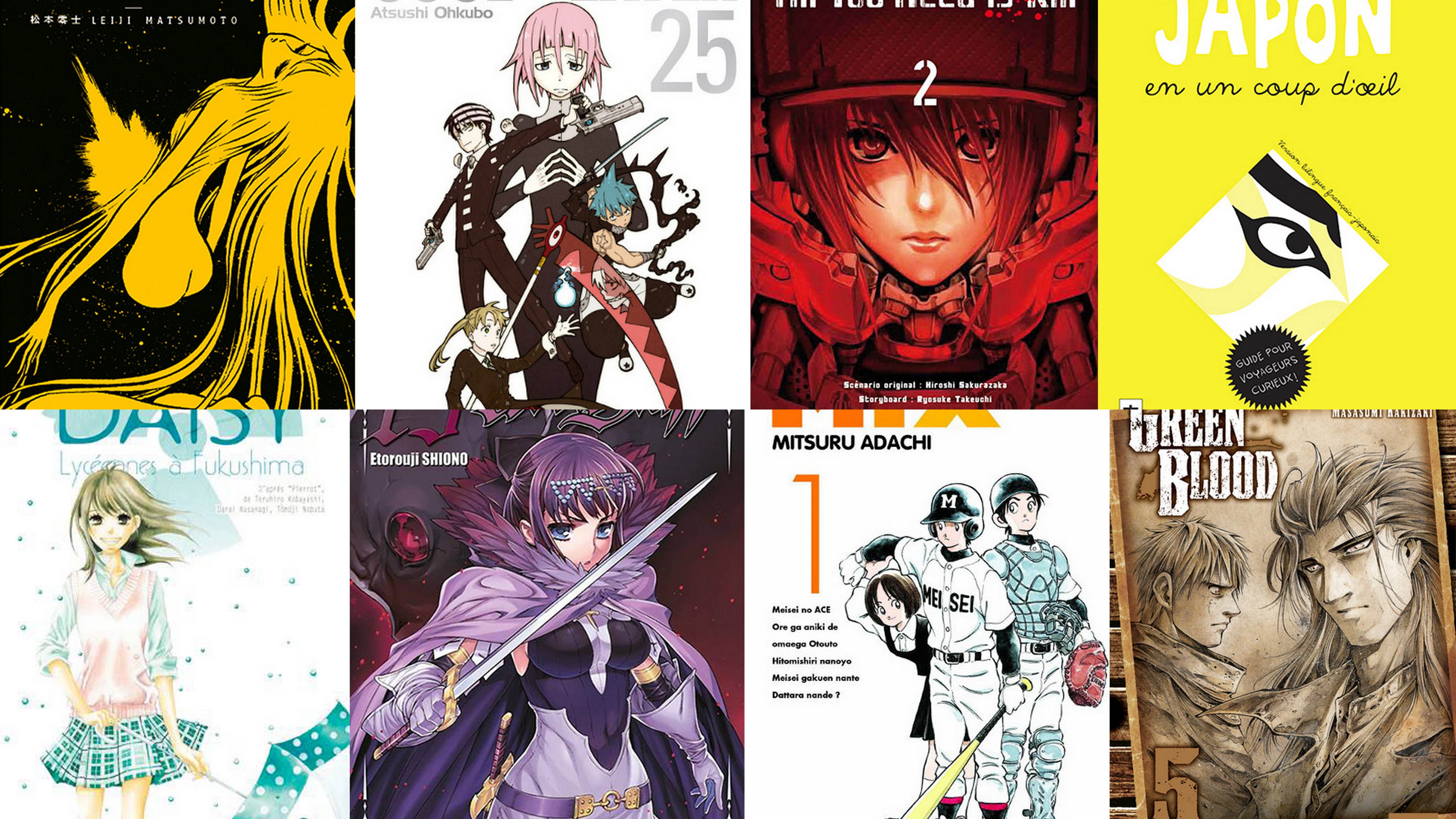Sélection manga de juillet, avec un J comme Japan Expo