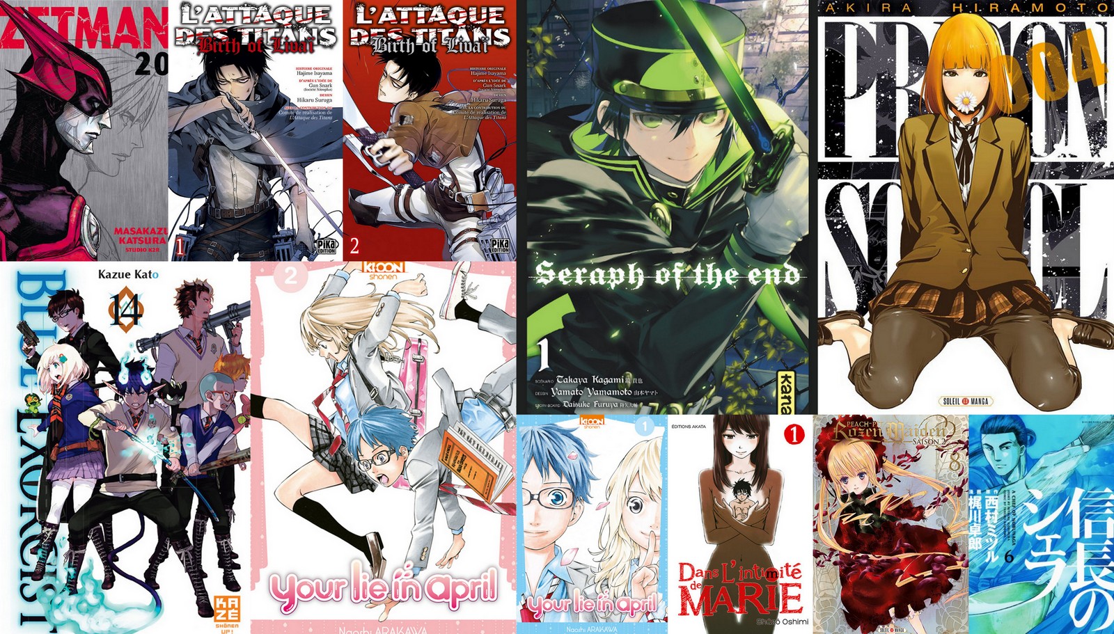 Sélection manga, your livre in april