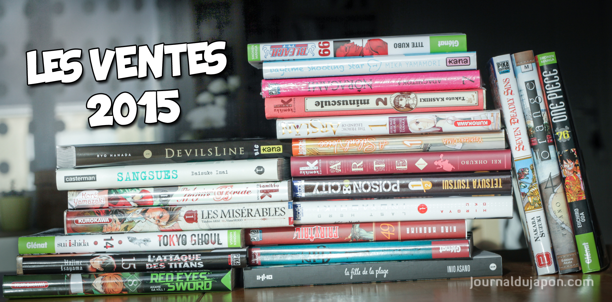 [Bilan Manga 2015] Ventes : et ça repart !