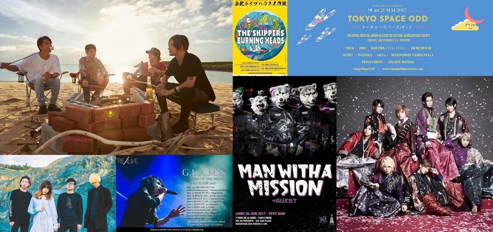 Agenda du mois de mai : La J-music en France