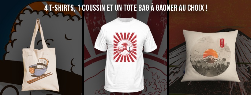 [Concours] Avec Tostadora, gagne ton T-shirt, sac ou coussin, aux couleurs d&rsquo;un manga !
