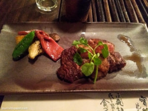 un repas de boeuf de Ômi.
