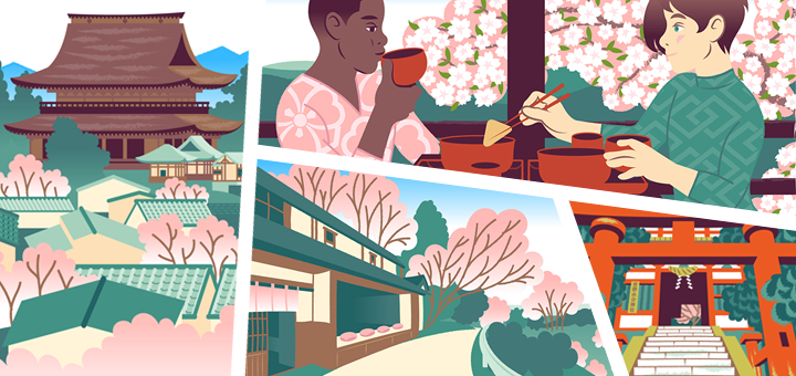 Yoshino-yama : le hanami à tous les étages
