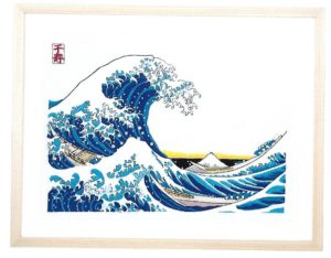 Broderie Create Senju La Grande Vague de Kanagawa