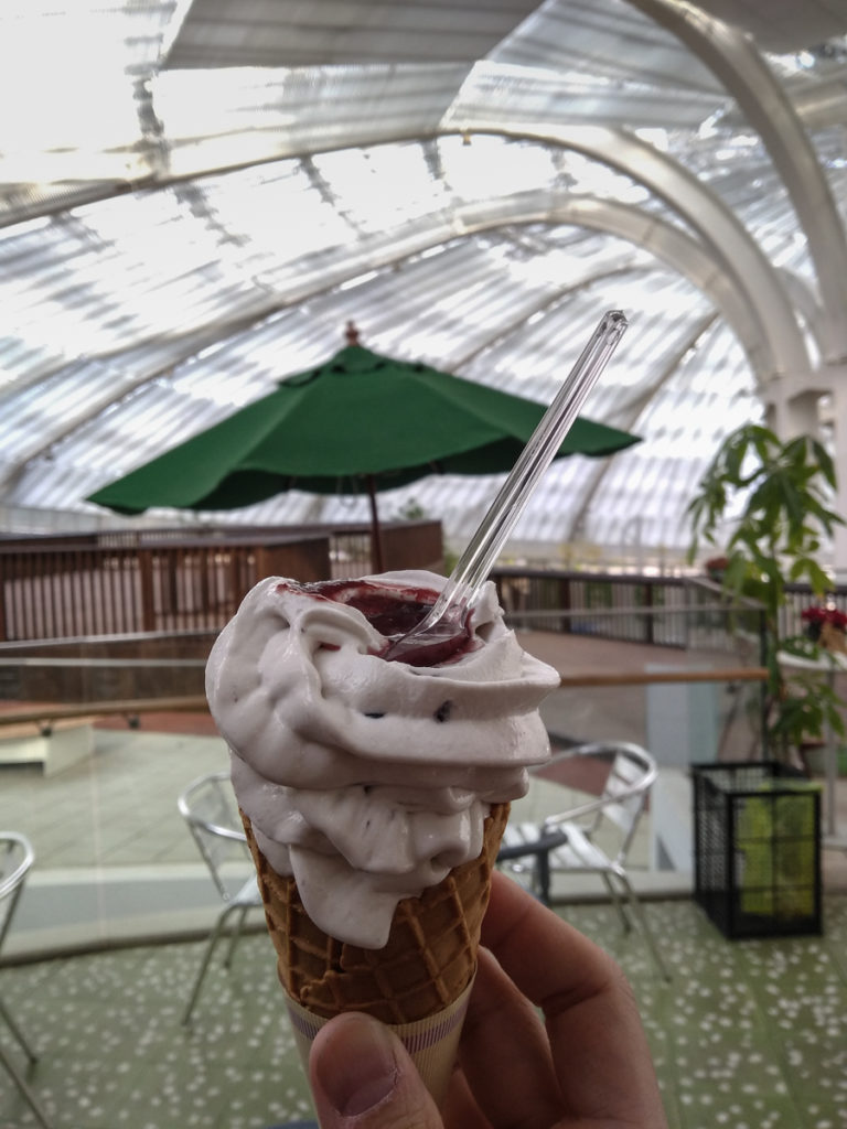 La glace au raisin