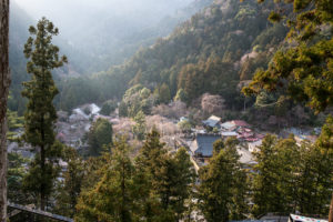 La vue depuis le Kuonji. Crédits photo : Pascal Voglimacci ©journaldujapon.com – Tous droits réservés.