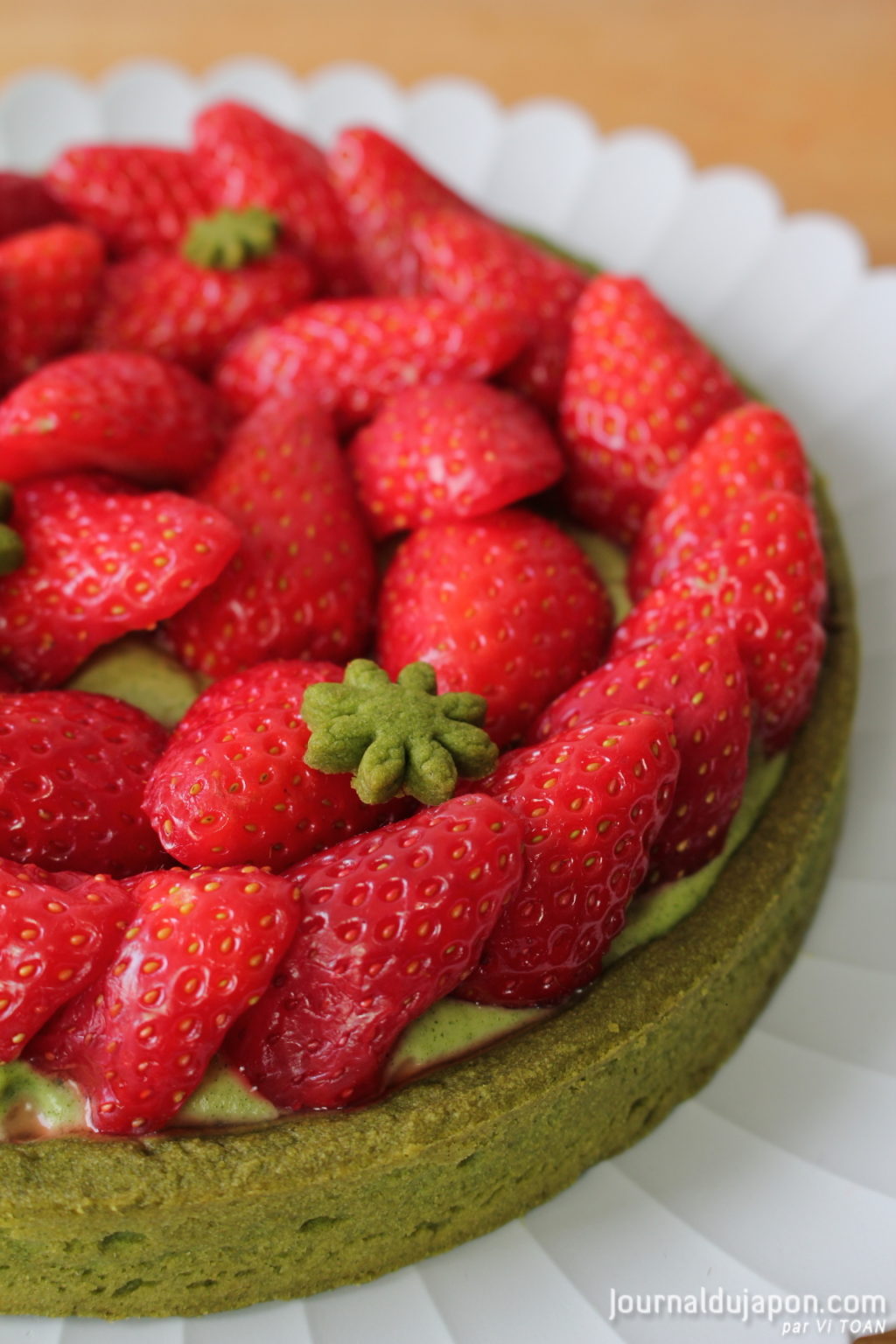 Cuisinez Avec Journal Du Japon La Tarte Aux Fraises Matcha Gastronomie