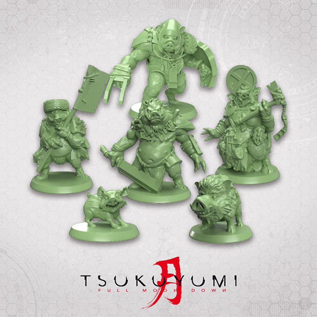 Figurines des Seigneurs Sangliers