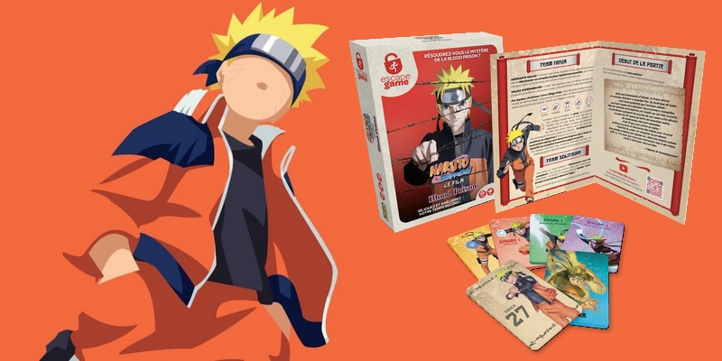 Naruto Shippuden: a free travelling escape game in Ile-de-France 