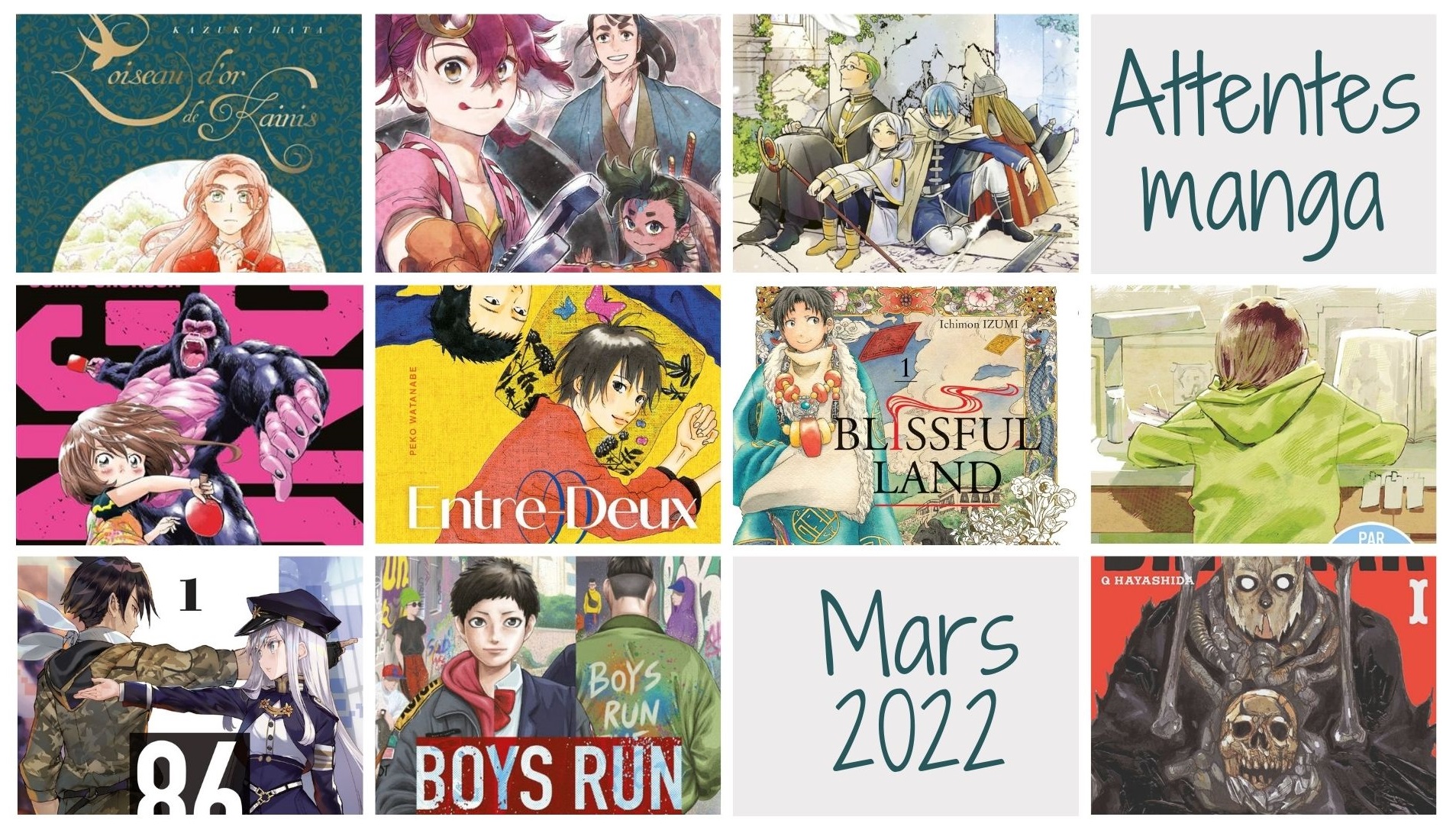 [Attentes Mangas] En mars, un printemps de nouveautés vous attend