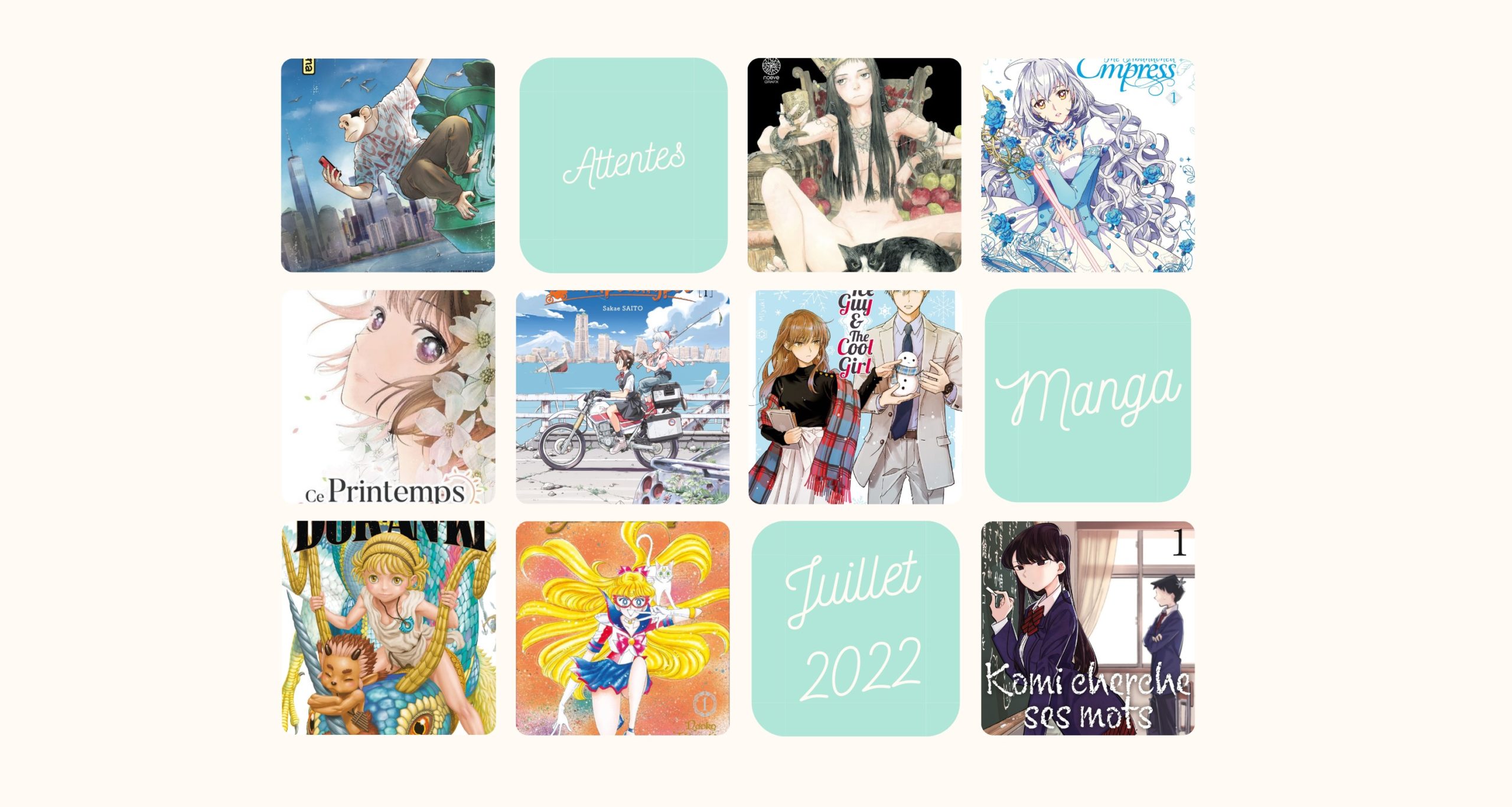 [Attentes Mangas] Juillet 2022, un mois estival fort en mangas