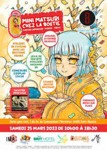 Affiche du mini matsuri organisé par les éditions Obake